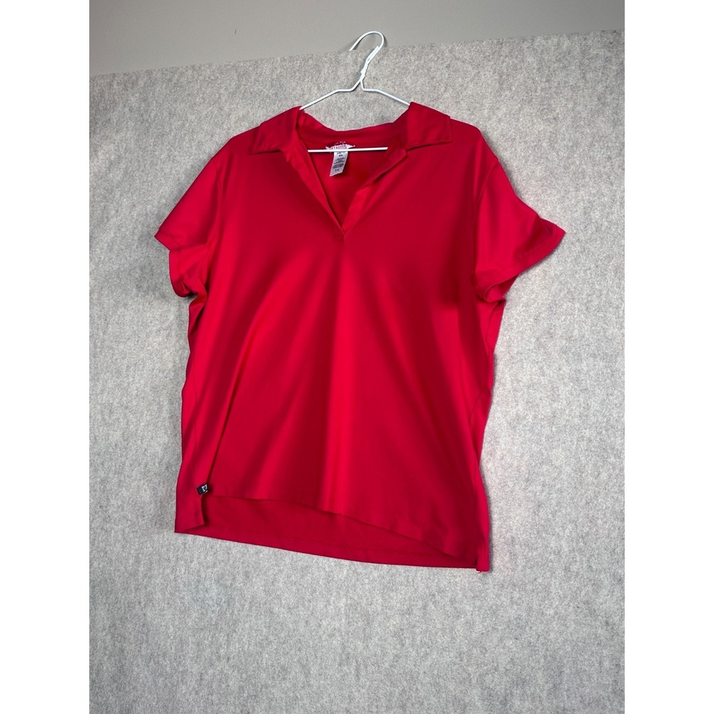 Anne Klien XXL Stretch Red Top Shirt
